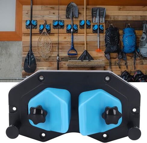 Fafeicy Ski Wall Rack,Gravity Locking Space Saving ABS Universal Storage Organization Wall Ski Rack Suitable for Winter Sports in Saudi Arabia