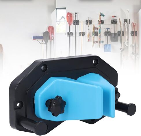Fafeicy Ski Wall Rack,Gravity Locking Space Saving ABS Universal Storage Organization Wall Ski Rack Suitable for Winter Sports in Saudi Arabia