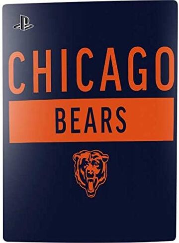 Skinit Decal Gaming Skin Compatible with PS5 Console and Controller - Officially Licensed NFL Chicago Bears Blue Performance Series Design in Saudi Arabia