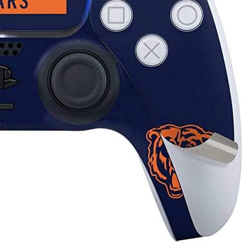 Skinit Decal Gaming Skin Compatible with PS5 Console and Controller - Officially Licensed NFL Chicago Bears Blue Performance Series Design in Saudi Arabia