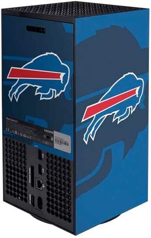 Skinit Decal Gaming Skin Compatible with Xbox Series X Bundle - Officially Licensed NFL Buffalo Bills Large Logo Design in Saudi Arabia