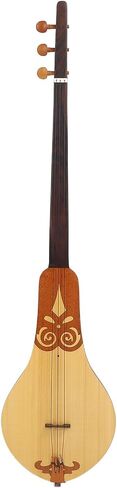 Dulcimer Guitar, Spruce and Mahogany 3 String Dulcimer Guitar Musical Instrument with Storage Bag for Practice Performance in Saudi Arabia