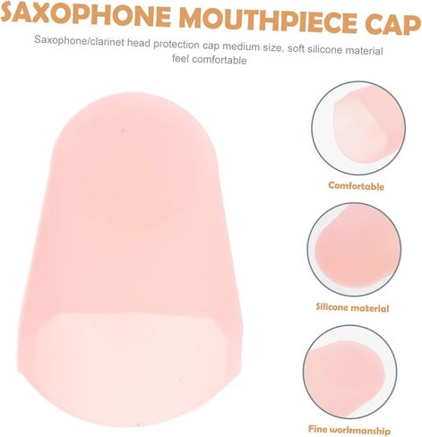 Medium Saxophone Protection Cover Clarinet Mouthpiece Cap Sturdy Flute Sleeve for Alto and Tenor Saxophones Compatible Models in Saudi Arabia