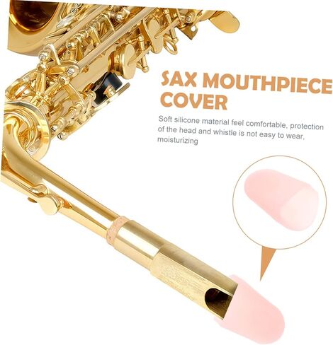 Medium Saxophone Protection Cover Clarinet Mouthpiece Cap Sturdy Flute Sleeve for Alto and Tenor Saxophones Compatible Models in Saudi Arabia