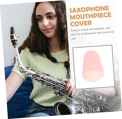 Medium Saxophone Protection Cover Clarinet Mouthpiece Cap Sturdy Flute Sleeve for Alto and Tenor Saxophones Compatible Models in Saudi Arabia