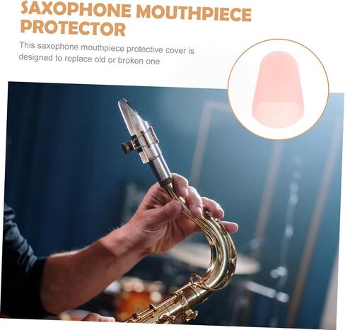 Medium Saxophone Protection Cover Clarinet Mouthpiece Cap Sturdy Flute Sleeve for Alto and Tenor Saxophones Compatible Models in Saudi Arabia