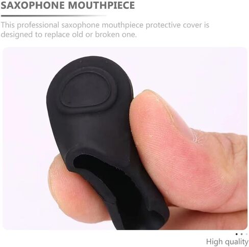 Yardwe 2Pcs Saxophone Protective Covers Durable Mouthpiece Case Professional Lightweight Cover for Tenor and Soprano Saxophones Music Lovers in Saudi Arabia