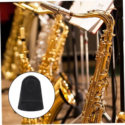 DECHOUS Protect Your Saxophone Tenor Mouthpiece 2pcs Saxophone Protective Cover Sax Cap Rubber Protector in Saudi Arabia