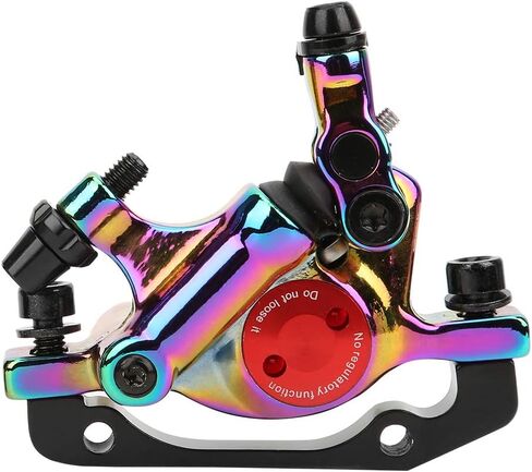 Hydraulic Disc Aluminium Alloy No Hydraulic Disc Brakes Levers Calipers Front Rear Brake Set(Colorful) in Saudi Arabia