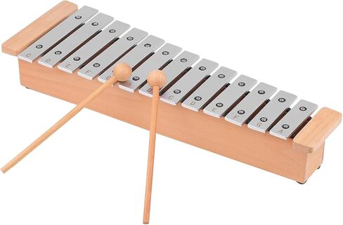 13-Note Glockenspiel Portable Aluminum Piano Xylophone Percussion Instrument Musical Instrument with Wooden Sticks in Saudi Arabia