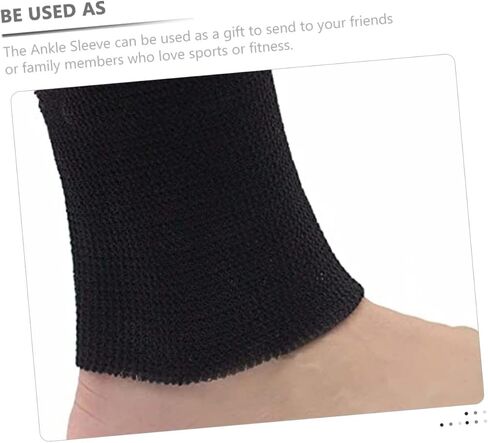 2Pcs Elastic Ankle Protective Sleeves Wear Resistant Ankle Covers for Comfort and Support for Skating Sports and Daily Use Breathable Durable Design in Saudi Arabia