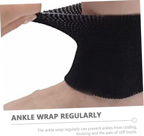 2Pcs Elastic Ankle Protective Sleeves Wear Resistant Ankle Covers for Comfort and Support for Skating Sports and Daily Use Breathable Durable Design in Saudi Arabia