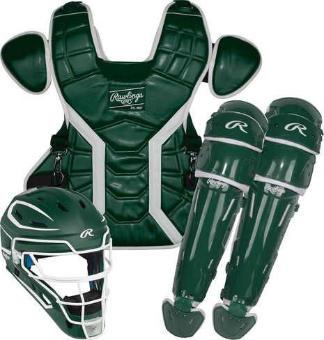 Rawlings | MACH PRO Series Baseball Catcher's Set | NOCSAE Certified | Adult & Intermediate Sizing | Multiple Colors in Saudi Arabia