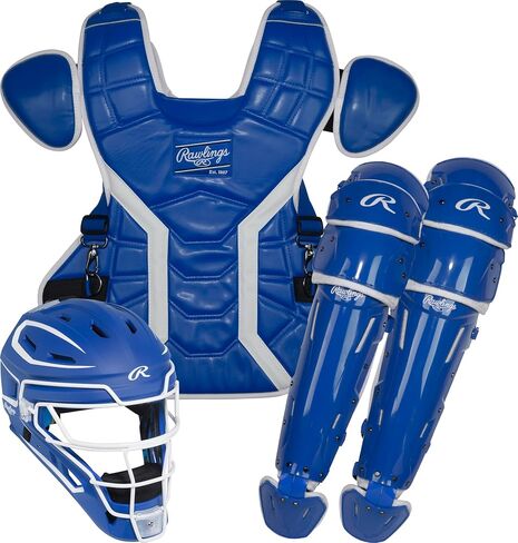 Rawlings | MACH PRO Series Baseball Catcher's Set | NOCSAE Certified | Adult & Intermediate Sizing | Multiple Colors in Saudi Arabia