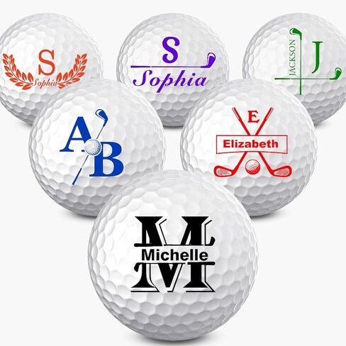 Personalized Golf Balls Bulks w/Photo, Text, Logo, Custom Picture Golf Balls Gift for Men Boyfriend Grandpa Dad Husband Golf Lovers Club in Saudi Arabia