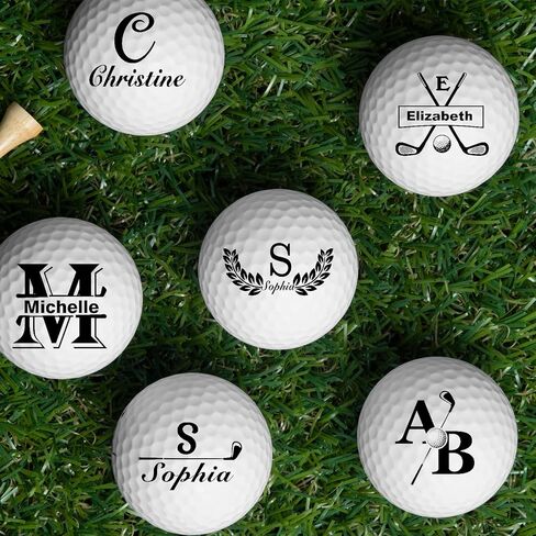 Personalized Golf Balls Bulks w/Photo, Text, Logo, Custom Picture Golf Balls Gift for Men Boyfriend Grandpa Dad Husband Golf Lovers Club in Saudi Arabia