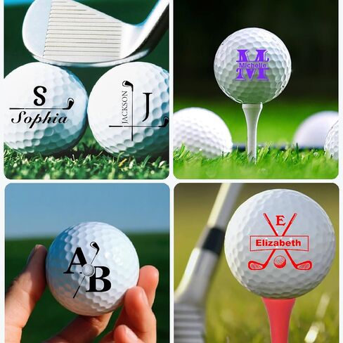 Personalized Golf Balls Bulks w/Photo, Text, Logo, Custom Picture Golf Balls Gift for Men Boyfriend Grandpa Dad Husband Golf Lovers Club in Saudi Arabia