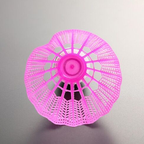 6PCS Windproof Badminton Foam Ball Head Gift Multi-Color Plastic Shuttlecock Ball Portable(Multicolor) in Saudi Arabia