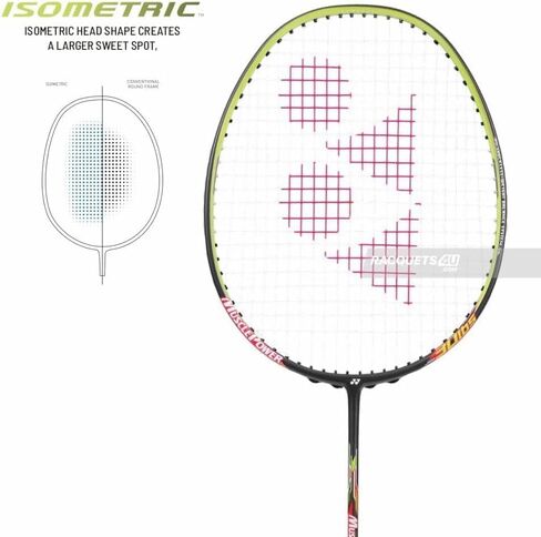 YONEX Muscle Power 55 Light Badminton Racket Grip Size 4U G5, Black Lime in Saudi Arabia