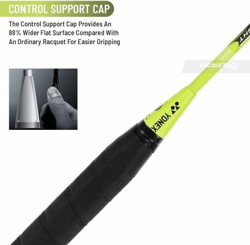 YONEX Muscle Power 55 Light Badminton Racket Grip Size 4U G5, Black Lime in Saudi Arabia