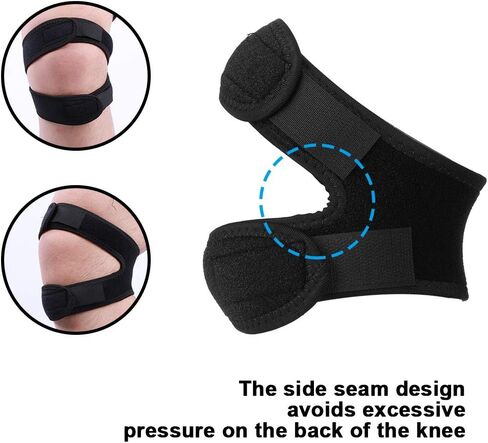 Sports Dual Patella Belt Man Kneecap Knee Pads Protective Gear for Running Basketball in Saudi Arabia