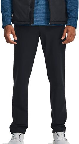 بنطال جولف رجالي من Under Armour ColdGear Infrared Tapered - أسود 001/32/30 in Saudi Arabia