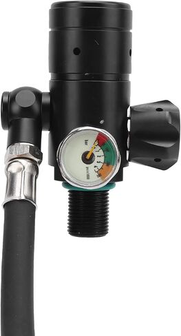 مجموعة معدات الغوص DIDEEP X4000 Pro Breather مع صمام تخفيف المرحلة الأولى، رأس دوار للمرحلة الثانية للغوص تحت الماء، خرطوم 1 لتر، ضغط آمن 3000 رطل لكل بوصة مربعة in Saudi Arabia