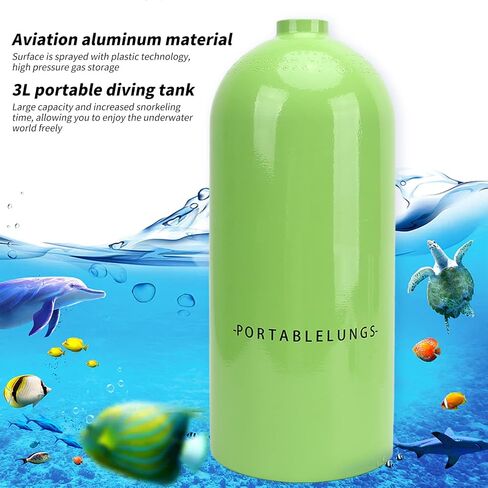 DIDEEP Diving Bottle Set Backup Air Diving Bottles Cylinder Underwater Oxygen with Backpack Eye in Saudi Arabia