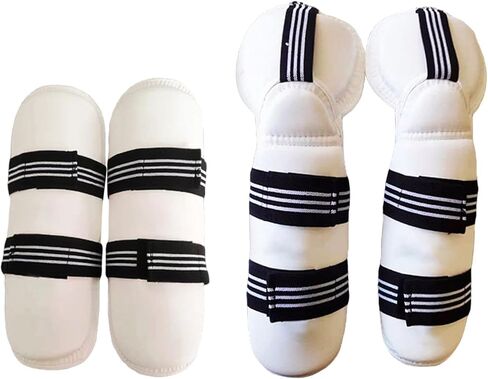 Gear Taekwondo Guard Lightweight Elastic Strap Padded Guard Protection for Training Arts Kickboxing Karate, Leg and Arm Guards S in Saudi Arabia