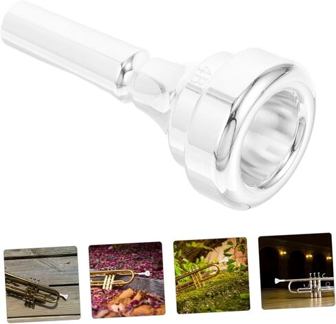 Sosoport Practical Brass Cornet Mouthpiece Durable Metal Replacement Accessory for Enhanced Performance Fits Cornet Instruments for Beginners and Daily Use in Saudi Arabia