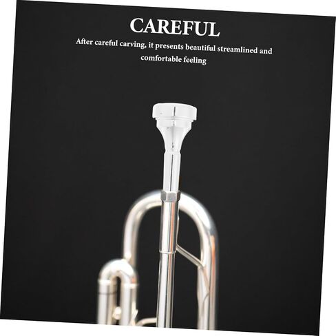 Sosoport Practical Brass Cornet Mouthpiece Durable Metal Replacement Accessory for Enhanced Performance Fits Cornet Instruments for Beginners and Daily Use in Saudi Arabia