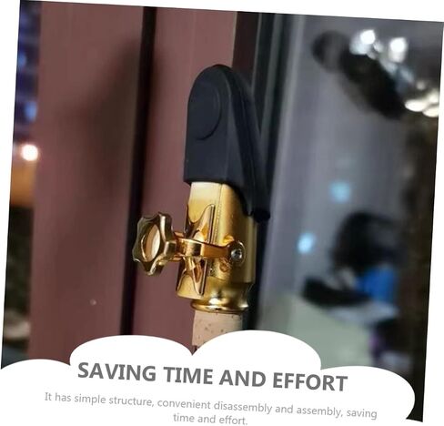 BESTonZON 1pc Saxophone Protective Cover Lightweight Elastic Mouthpiece Cap for Alto Tenor and Soprano Saxophones Prevents Dust and Damage Suitable for Mouthpieces in Saudi Arabia