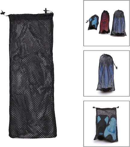 Colaxi Free Diving Fins Drawstring Bag Pouch Snorkeling Flippers Carrier Mesh Gear Carry Bag for Snorkeling Beach Freediving Surfing in Saudi Arabia
