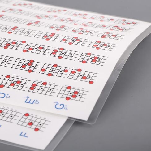 Mandolin Chord Chart Laminated Book for Beginners Large Size Mandolin Diagram in Saudi Arabia