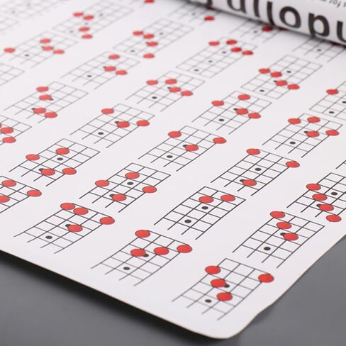 Mandolin Chord Chart Laminated Book for Beginners Large Size Mandolin Diagram in Saudi Arabia