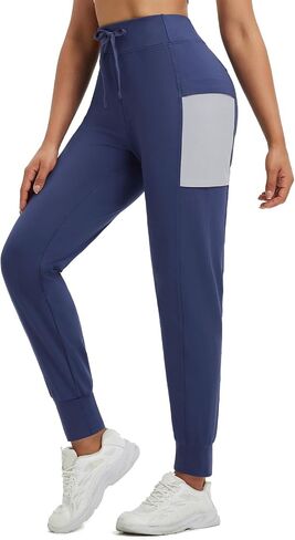 baleaf Women's Fleece Lined Pants Thermal Water-Resistant Winter Joggers Warm Running Athletic Sweatpants with Pockets in Saudi Arabia