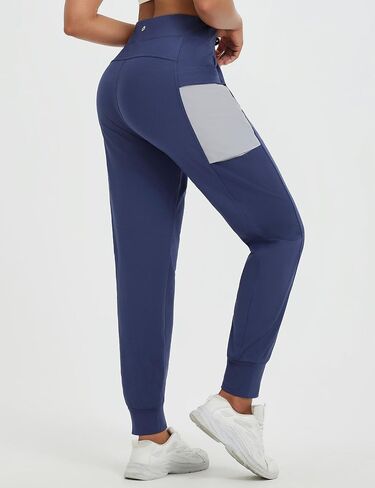 baleaf Women's Fleece Lined Pants Thermal Water-Resistant Winter Joggers Warm Running Athletic Sweatpants with Pockets in Saudi Arabia