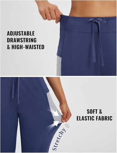 baleaf Women's Fleece Lined Pants Thermal Water-Resistant Winter Joggers Warm Running Athletic Sweatpants with Pockets in Saudi Arabia