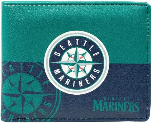 MLB Seattle Mariners 600903-Smarbi-Fold Wallet, Multicolor, One Size in Saudi Arabia