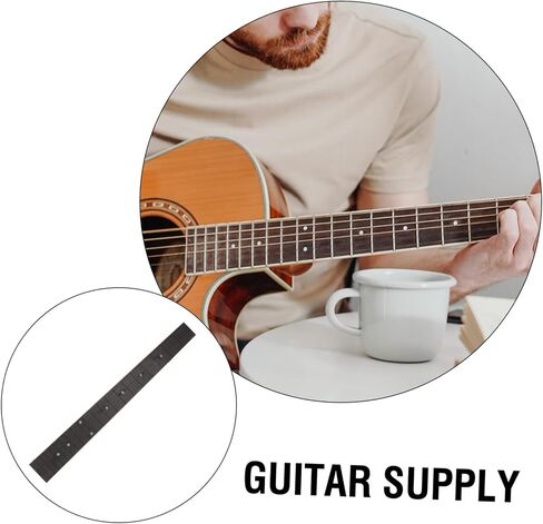 VICASKY Wood Guitar Replacement Dark Brown Fretboard for Acoustic Guitars Playability and Control Easy to Install in Saudi Arabia