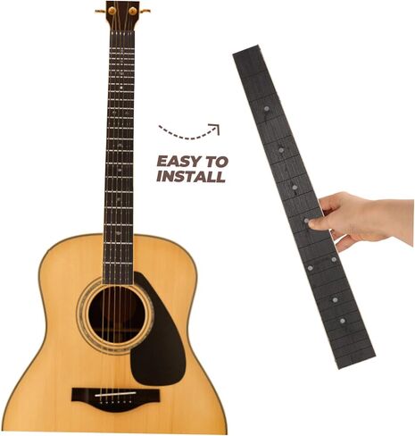 VICASKY Wood Guitar Replacement Dark Brown Fretboard for Acoustic Guitars Playability and Control Easy to Install in Saudi Arabia