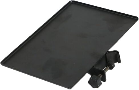 Clamp Microphone Stand Accessory Tray Abs Holder for Live Broadcasting Karaoke Recording Compatible with Mic Stands Raised Edges for Secure Item Placement in Saudi Arabia
