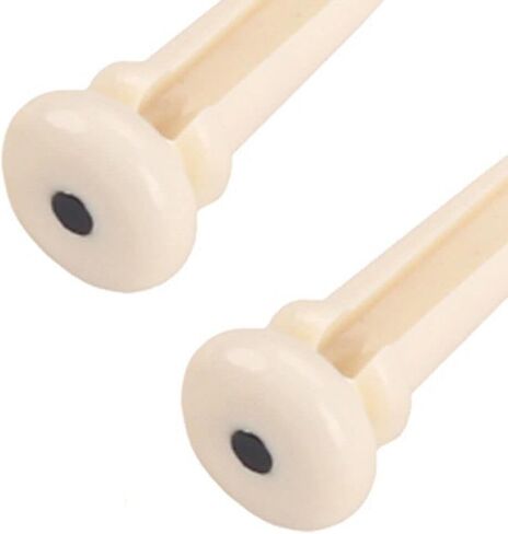 4PCS Plastic Acoustic Bass Guitar Bridge Pins + 1 Saddle Replacement for Bass Guitar Accessory in Kuwait