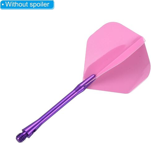 48mm Aluminum Dart Shafts, Medium 2BA Thread Dart Stems Dart Accessories Throwing Fitting for Steel Tip - 3 Pack (Purple) in Saudi Arabia
