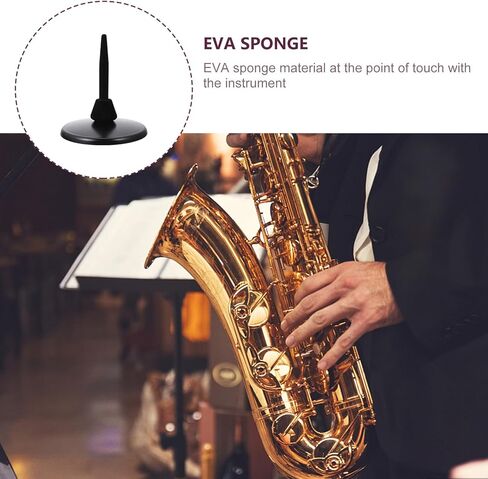 Flute Clarinet Stand Wind Instrument Rack Sturdy Solid Stable Holder for Home Use Suitable for Beginners and Students in Saudi Arabia