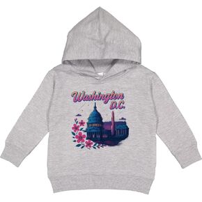 سترة بقلنسوة للأطفال الصغار من إنكتاستيك واشنطن دي سي سكاي لاين بأزهار الكرز in Kuwait