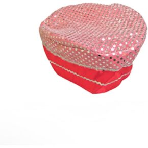 Gorros de Santos Singles، اللون الوردي والأحمر مع نقاط فضية in Kuwait