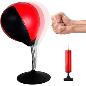 Fun Punch Bag Desk Punching Ball, Stress Relief Product with Suction Cup for Office Desk and Home, Funny Gag Gift for Boss Coworkers Friends, Mini Desktop Boxing Stress Buster for Adults in Saudi Arabia