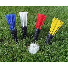 PleeFix, Location Marking Tufts for Soccer, Football, Baseball, Lacrosse, Athletic Fields - 25 Piece kit, Available in 6 Vivid Colors in Saudi Arabia