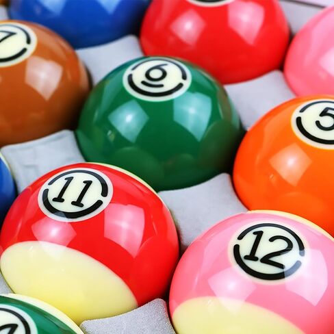 Premium Billiard Balls Set, 2-1/4" Regulation Size Pool Table Balls, Polyester Material American Billiards, One Box Contains 16 Ball in Saudi Arabia